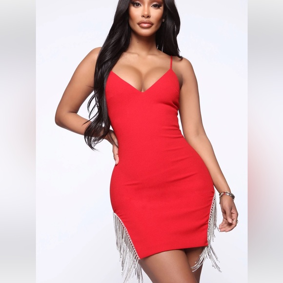 NWT Mini Dress - Red - Picture 2 of 5